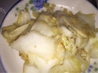 色泽不错的醋溜大白菜