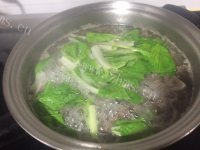 美味青菜牛肉羹做法图解4)