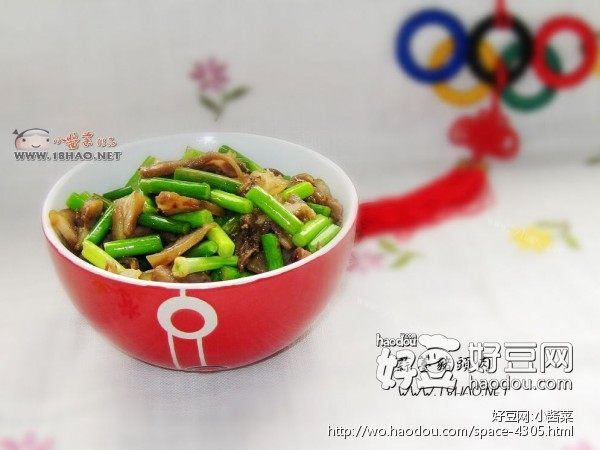 年味菜之蒜薹炒猪头肉