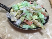 甜甜的奶粉牛轧糖做法图解6)