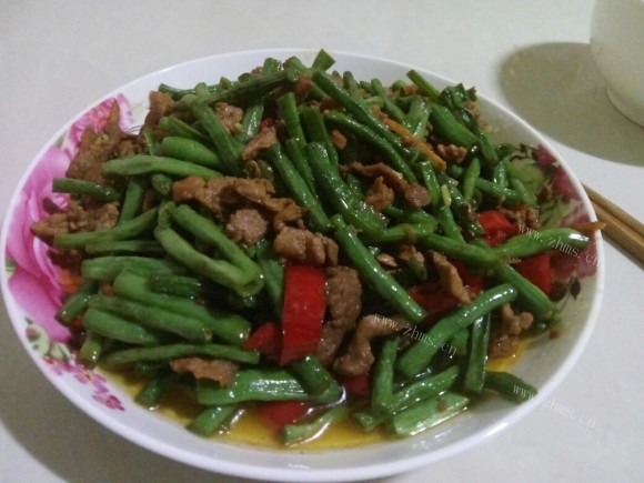 家常豇豆炒里脊