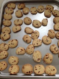 诱人的蔓越莓饼干做法图解7)