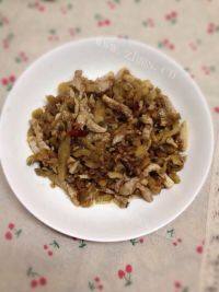 家常菜榨菜肉丝