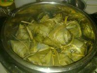 自己做的红豆粽