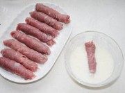 开胃鱼香牛肉卷做法图解3)