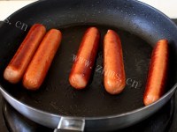 零食热狗卷饼做法图解9)