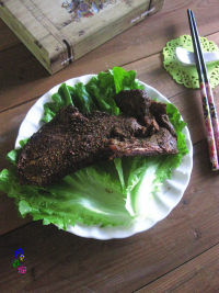口感极佳的孜然烤羊排