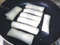 诱人的豆沙春卷做法图解10)