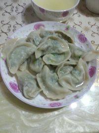 自己做的白菜水饺