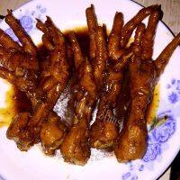 家常菜红烧鸡爪