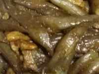 家常菜茄子炒肉丝