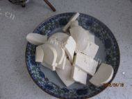 可口的虾仁豆腐做法图解2)
