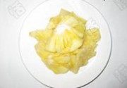 菠萝鸡片做法图解1)