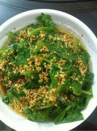 自制蒜蓉生菜