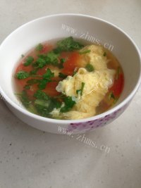 质嫩爽口的西红柿蛋汤做法图解14)