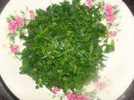 芹菜叶煎饼做法图解2)