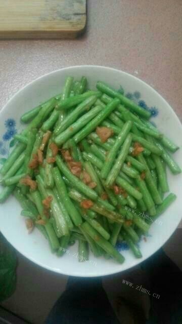 色香味浓的素炒豆角