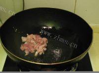 记忆中的韭菜苔炒肉做法图解4)