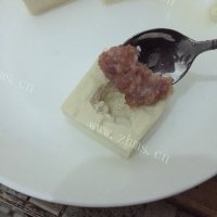 家常菜煎酿豆腐做法图解2)