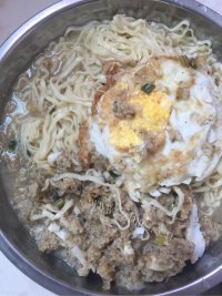 好吃的简易鸡蛋汤面做法图解9)