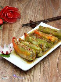 家常菜尖椒酿肉
