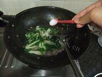 家常菜虾皮炒小白菜