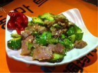 猪头肉拌黄瓜做法图解6)