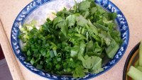 喷香的芹菜炒香干做法图解3)