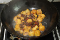 家常菜油豆腐塞肉做法图解6)