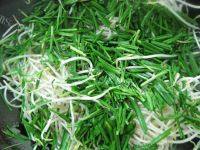 「DIY」豆芽炒韭菜做法图解4)