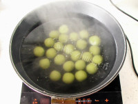 美味的抹茶杏仁汤圆做法图解10)
