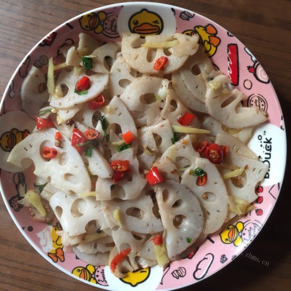 简单的简炒莲藕片