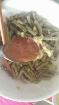家常菜麻汁豆角