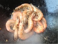 美味的茼蒿炒海虾的做法图解八