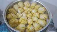 面点香豆粉花卷做法图解11)