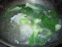味道不错的青菜鸡蛋面做法图解5)