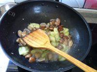 美味的丝瓜炒花蛤