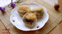 自制芝麻糯米饼