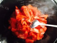 自制番茄牛肉小米粥做法图解7)