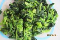 家常银鱼菠菜羹做法图解3)