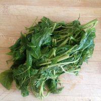 美味的香椿芽鸡蛋饼做法图解4)