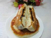 自己做的豆沙馅发面饼