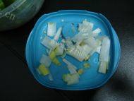 家常菜肉炒青椒做法图解3)
