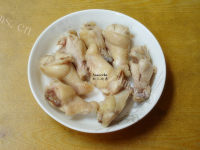 豆豉蒸鸡根做法图解3)