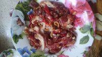 家常菜花菜炒肉做法图解1)