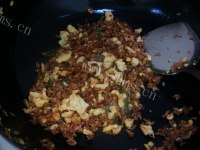 美味的酱油鸡蛋炒饭