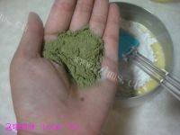 自己做的抹茶蛋糕做法图解5)