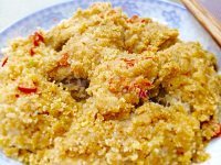 好吃的麻辣粉蒸鸡翅做法图解5)