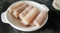 鲜美红糖山药泥做法图解2)