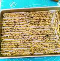 自制海苔芝麻阿拉棒做法图解7)
